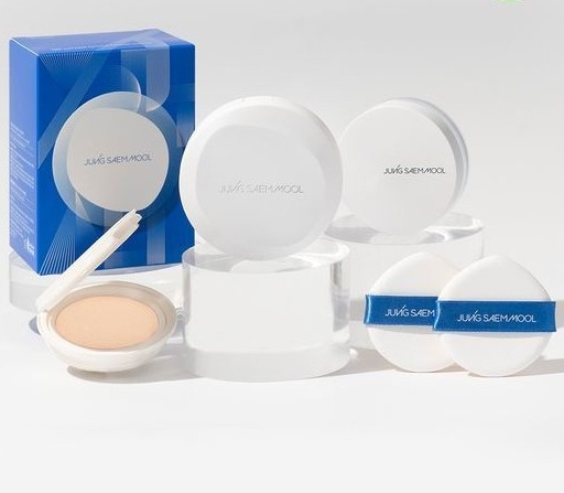 [本品+リフィル+構成2種択1(パフ2P+パウダー/プライマー10ml+水のキメ クリーム10ml]プロラスティング 肌のキメ フィット メッシュ クッション