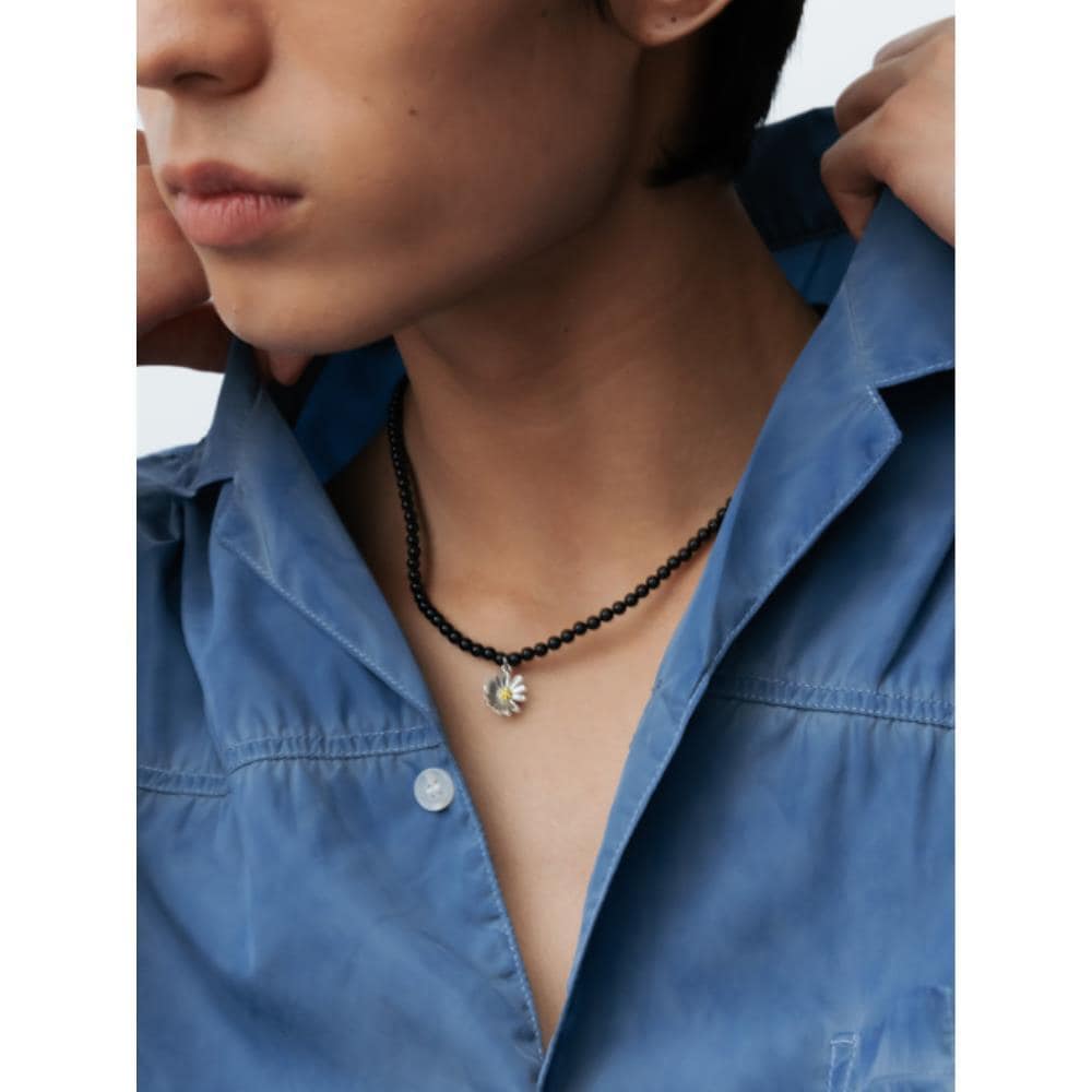 VINTAGE HOLLYWOOD Mini Daisy Pearl Necklace VH24NNNE172M