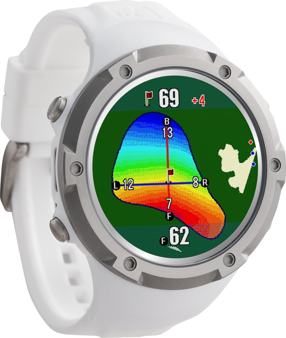 ショットナビ(Shot Navi) Evolve α(アルファー) ゴルフ GPSナビ 腕時計 1.4インチ大画面カラー液晶 最新GPSチップ「M10」搭載