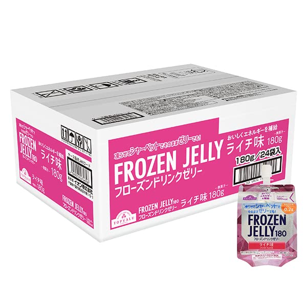 トップバリュー（TOPVALU) フローズンドリンクゼリー ライチ味