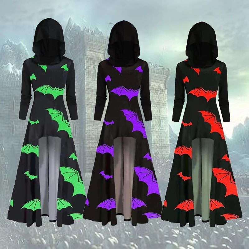中世のコウモリマントメンズコスプレ衣装アニメハロウィンステージテーブル