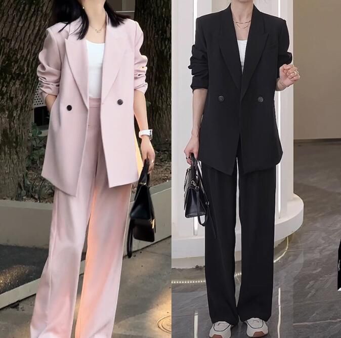 事務服 ママスーツ 体型カバー 通勤 可愛い OL スーツ キャリア リクルートスーツ フォーマルスーツ アップ 上品 就活 パンツスーツ 入学/卒業式 ジャケット+パンツ 2点 ビジネススーツ レデ