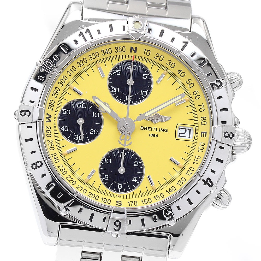 ブライトリング BREITLING A20048 クロノマット ロンジチュード デイト クロノグラフ 自動巻き メンズ 良品 _902051【中古】
