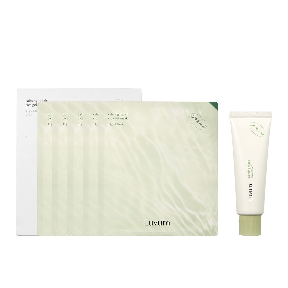 [鎮静回復ケアセット] 幼いシカ ゲル マスク 5枚入+幼いシカ クリーム 50ml 7,052円