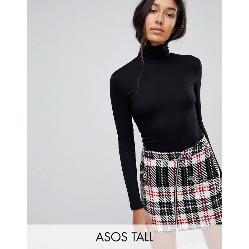 エイソス レディース トップス【ASOS TALL The Polo Neck With Long Sleeves】Black エイソス レディース トップス【ASOS TALL The Polo Neck With Long Sleeves】Black