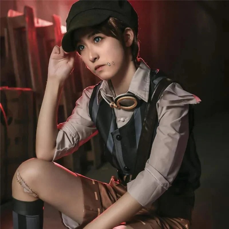 Identity Vアイデンティティ VIdentity V サバイバー 傭兵スプリングハンド コスチューム 帽子 靴下 メガネ