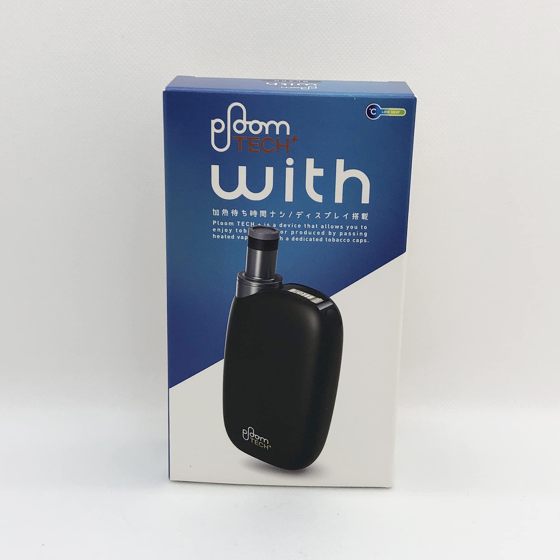 Ploom TECH 新型 プルーム・テックプラス ウィズ Ploom TECH + with スターターキット (ブラック) 1個 (x 1)