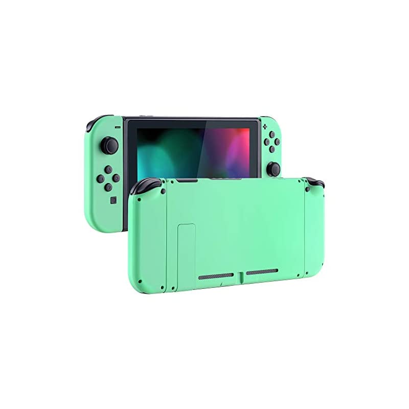 Switchコンソール用バックプレートジョイコンホルダーハンドルコントローラー【ミントグリーン】周辺機器