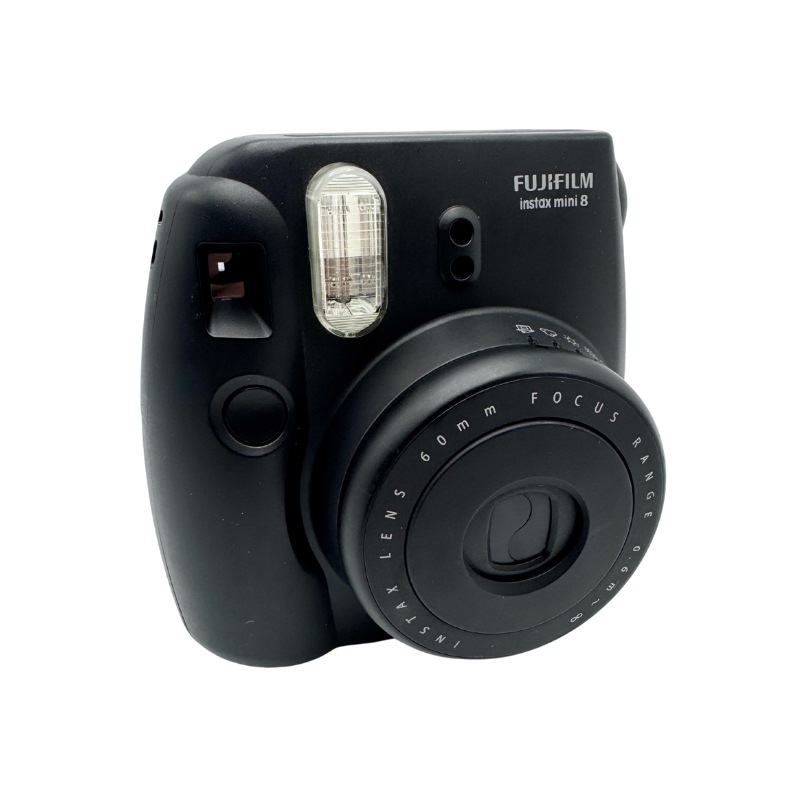 【中古 動作確認済】 FUJIFILM インスタントカメラ チェキ instax mini 8 ブラック INS MINI 8