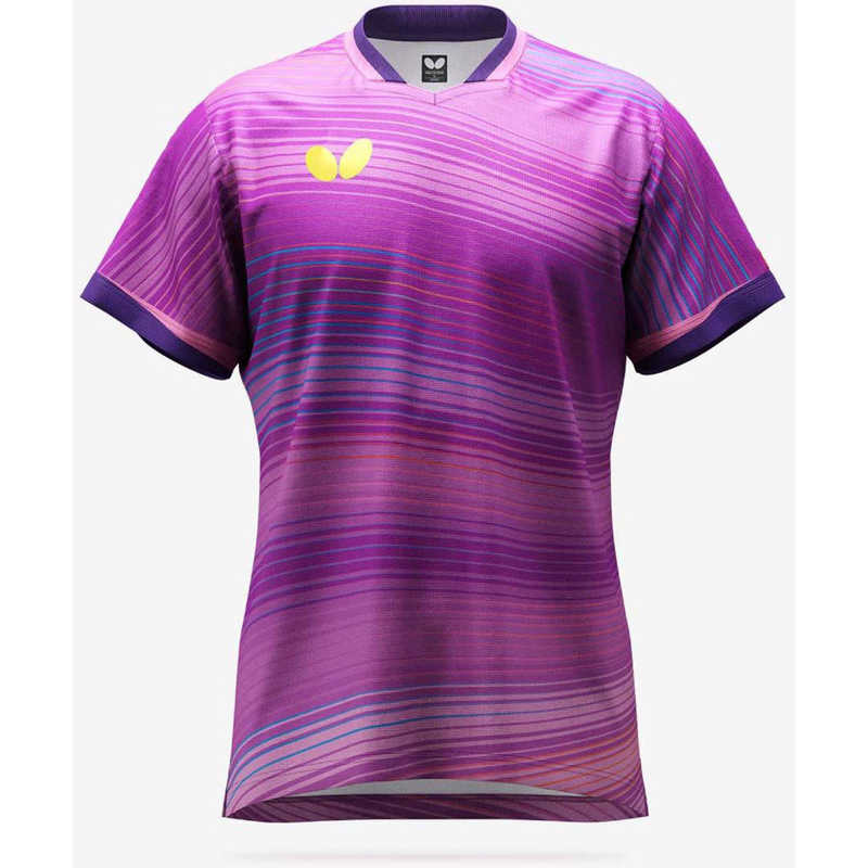 バタフライ　卓球用品 Butterfly ユニセックス エリスター11・シャツ パープル M　46510