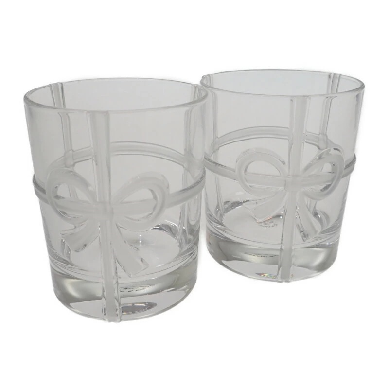 ペアセット リボン 6036_7248 グラス クリア レディース【Sランク】