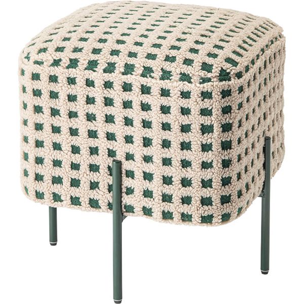 スツール グリーン （約W43×D43×H45cm） 組立式