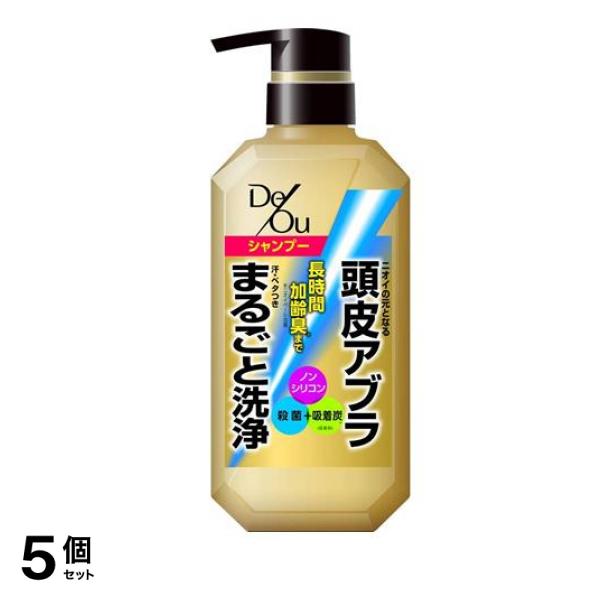 デ・オウ 薬用スカルプケアシャンプー ポンプ本体 400mL 5個セット