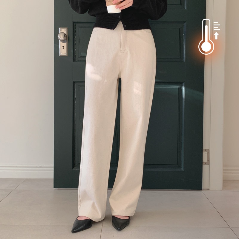 [tps0557] 韓国ファッション起毛ワイドコットンパンツ