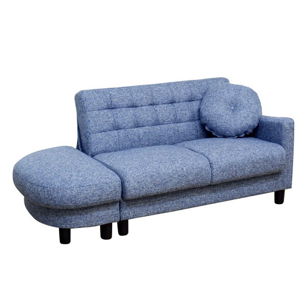 後藤家具物産 SO-05K-BL ブルー サリー カウチソファー メーカー直送