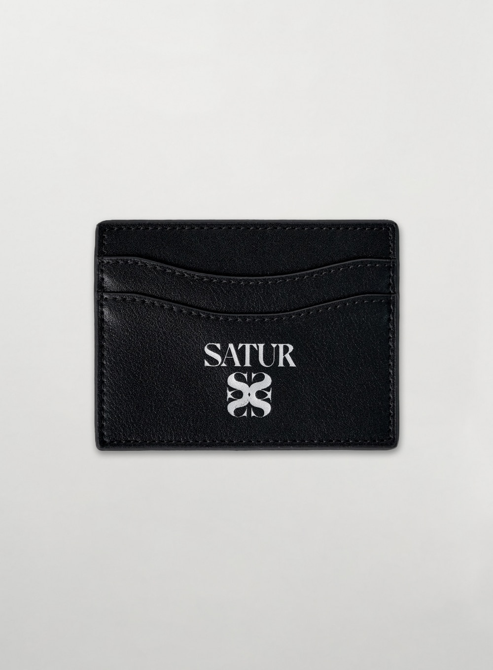 【SATUR】25FW APERO CARD WALLET : BLACK