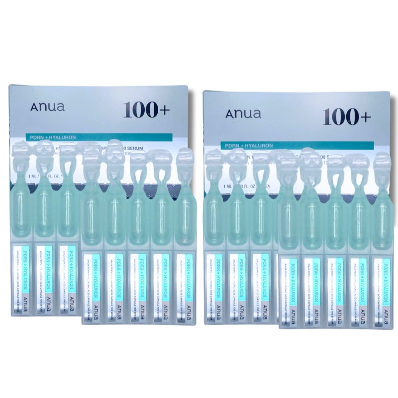 【1+1企画】 PDRN ヒアルロン酸カプセル100セラム / 1mL × 10個入り × 2セット（計20回分）集中ケア美容液セット