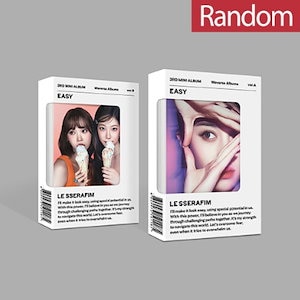 [Random 2中1] LE SSERAFIM 3rdミニアルバム EASY (Weverse Albums ver.)