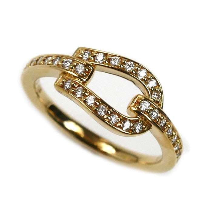 Vendome Aoyama ヴァンドーム青山 K18YG イエローゴールド リング・指輪 AGVR9944 DI ダイヤモンド0.19ct 13号 4.0g レディース 中古