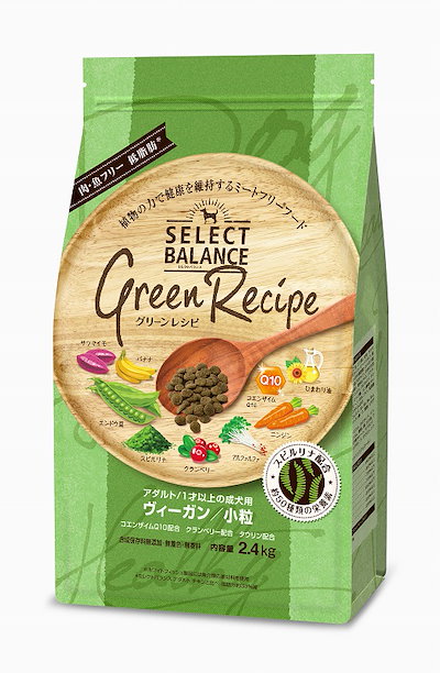 他サイト： セレクトバランス グリーンレシピ ヴィーガン 小粒 2.4kgの商品画像