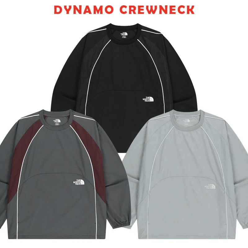 韓国正規品保証 関税負担なしNM5MR54J DYNAMO CREWNECK デイリー 基本 着装 男子 女子 人気 韓国 ファッション 男女共用 アウトドア