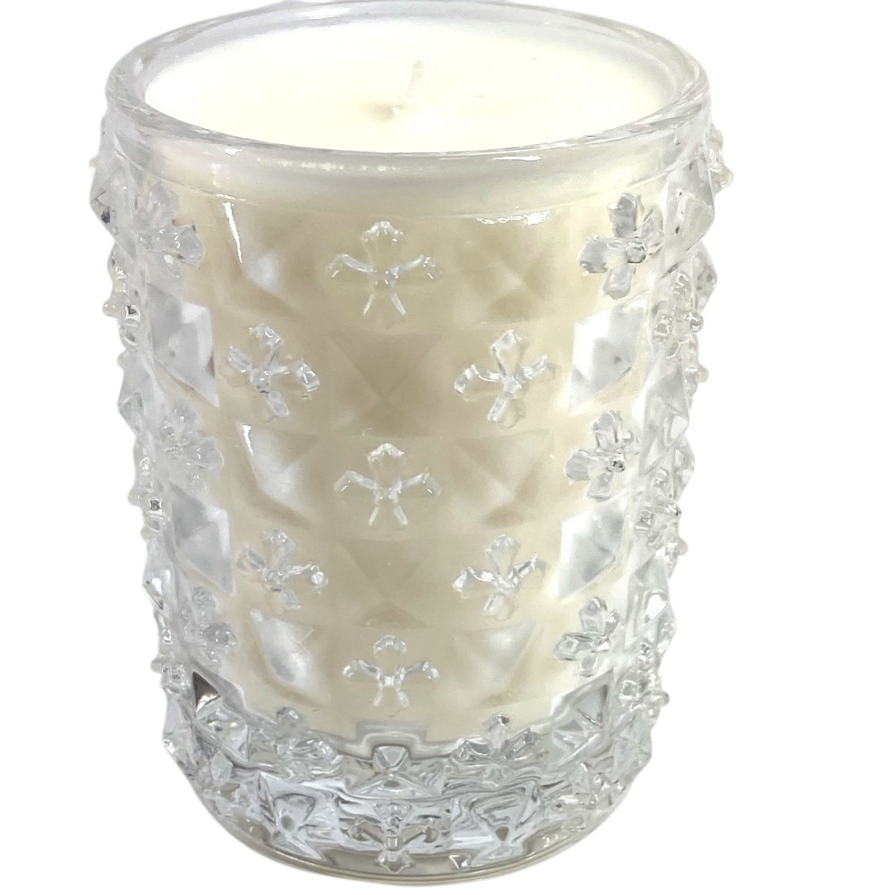 オブジェ CHプラス ロゴ 100g SCENTED CANDLE BOUGIE PARFUMEE アロマキャンドル インテリア ガラス クリア