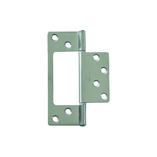 No.4300 ステンフラッシュ蝶番 102mm ヘヤーライン [10枚入]