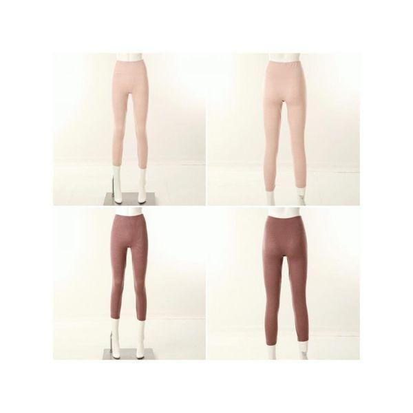 ビーナス 正常 自体 発熱 機能 エクウス 裏起毛 生地 9分丈 インナーボトムス 択1 VLG5068L S_P408115907