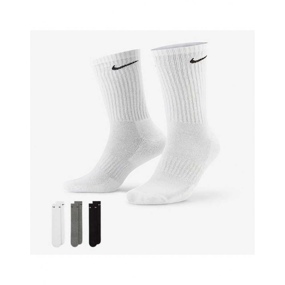 ナイキソックスエブリデイクッショントレーニングクルーソックス 3 ペア SX7664-964 S2304
