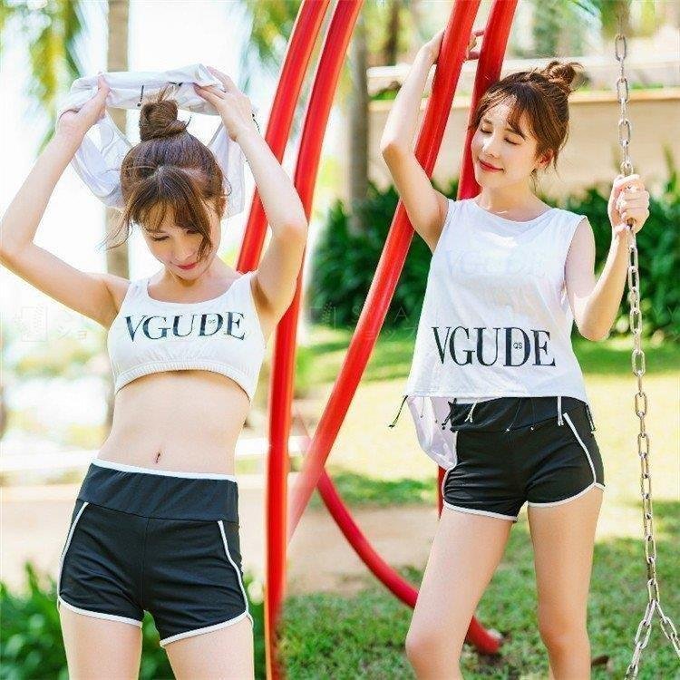 水着 体型カバー タンキニ ビキニ 3点セット水着 レディース 韓国風 ファッション 水着 可愛い