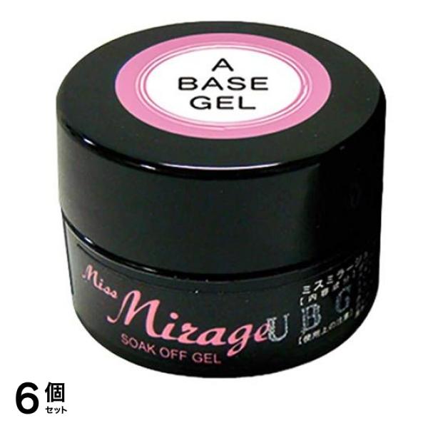 Miss Mirage(ミスミラージュ) ソークオフジェル Aベースジェル 5g 6個セット