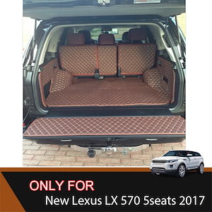 トップ品質! 特別なトランクマット新しいレクサスlx 570 5席2017防水ブーツカーペットライナーLX570のため2016-2013