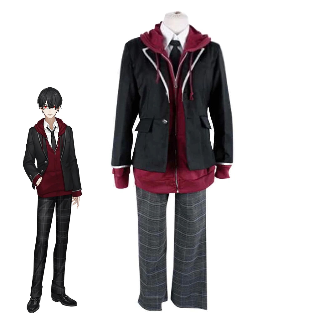 【全シリーズ発売中】 【値引き中】クリスマス ハロウィン コスプレ衣装 校服 新衣装 くずは 制服 葛葉 葛叶 私服 全セット ウィッグ 葛葉 にじさんじ