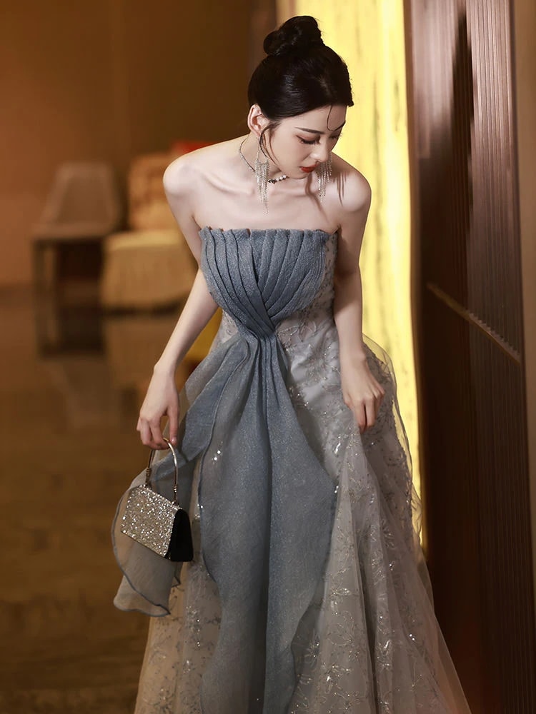 ブレスイブニングドレス女性スカート卒業美術試験ホスト宴会誕生日 6,371円