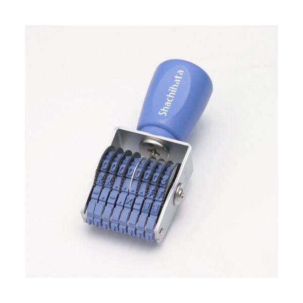 （まとめ） シヤチハタ 回転ゴム印 エルゴグリップ欧文8連 5号 ゴシック体 CF-85G 1個 (×5セット)