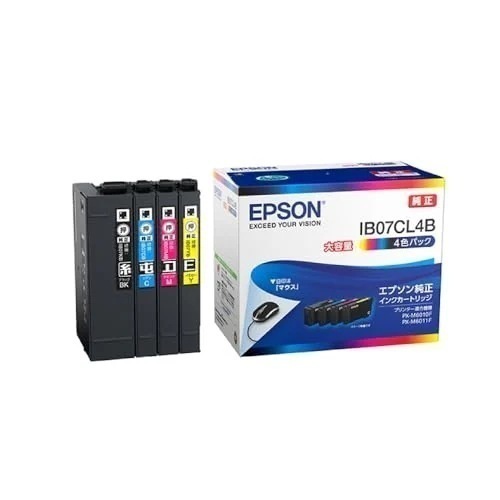 エプソン 純正 インクカートリッジ IB07CL4B ４色パック 大容量インク