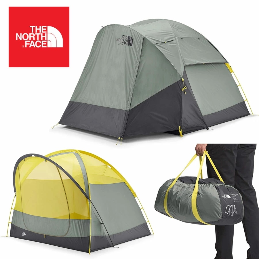 ノースフェイス THE NORTH FACEウォールテントWAWONA 4P TENT ワオナ4人用テントAGVGRN/ASPHTGRY(アガベグリーン/アスファルトグ