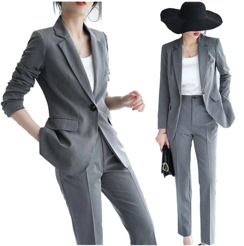 パンツスーツ レディース ビジネススーツ 可愛い セレモニースーツ きれいめ 2点セット ジャケット+パンツ 通勤 就活 面接スーツ 着痩せ カジュアル フォーマルスーツ ママスーツ セットアップ 母