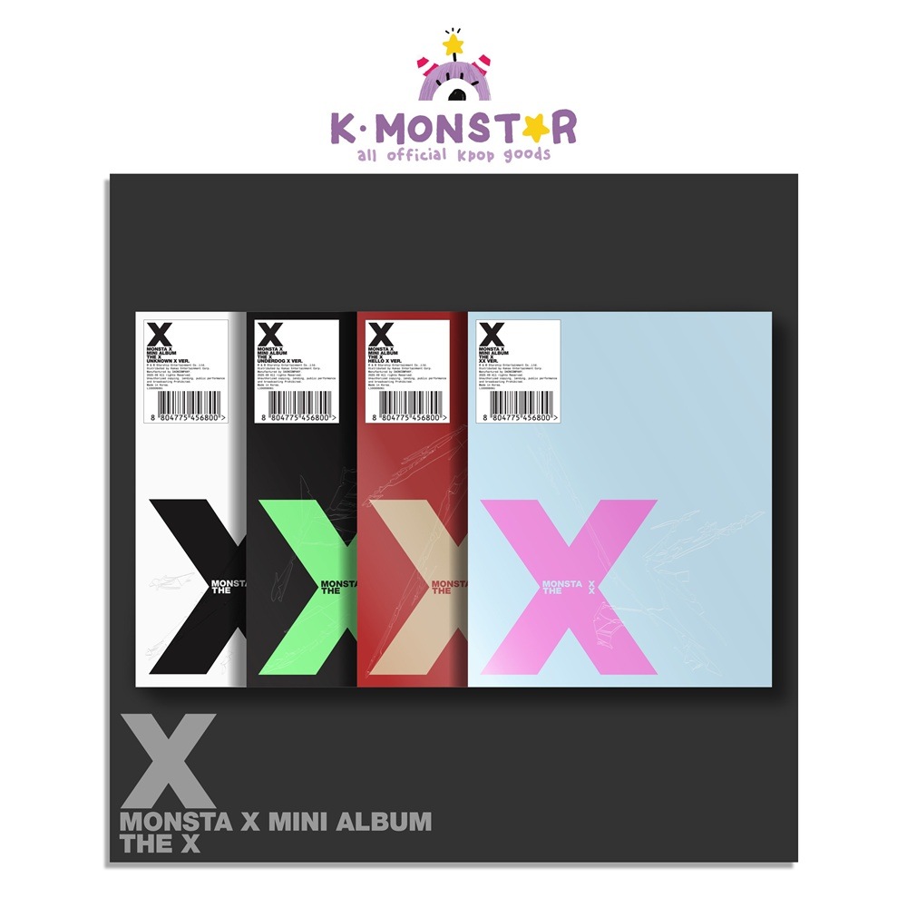 MONSTA X - THE X / 13TH MINI ALBUM 4種SET