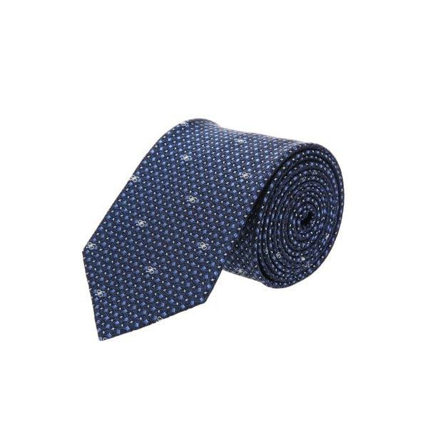 [26SS] ネイビー DDロゴ 楕円 ネクタイ (DMNE6E022N2)