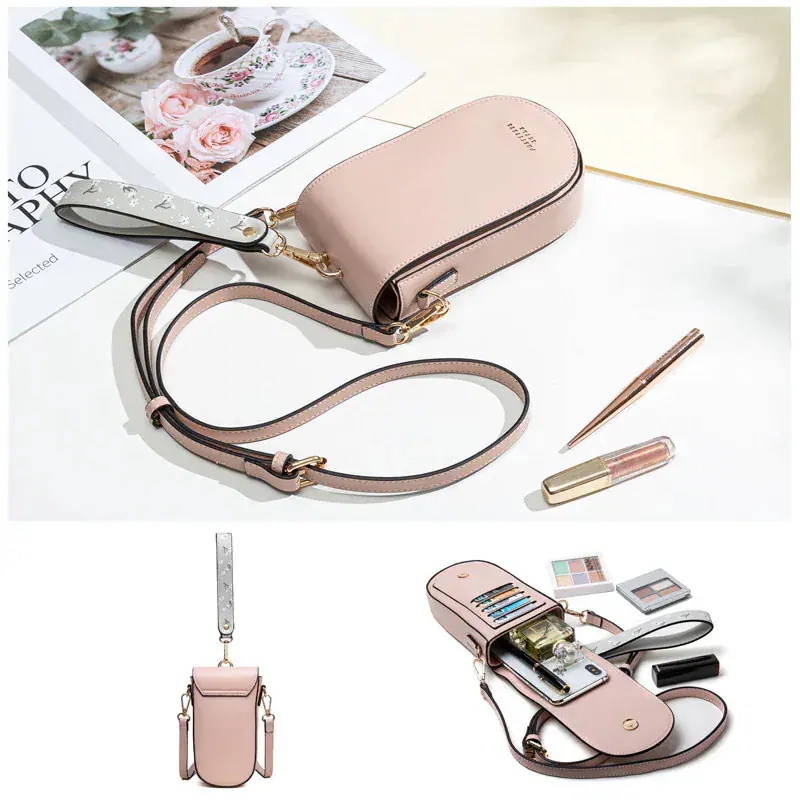 2024新作スマホポーチ日韓PUミニショルダーバッグ清新トートバッグ可愛いレディース2Wayバック