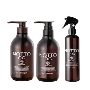 （3点セット）NOTTO OG NO.1 シャンプー 500ml NO.2 トリートメント 500g NO.3 ミスト 300ml メーカー公認正規販売店 あ