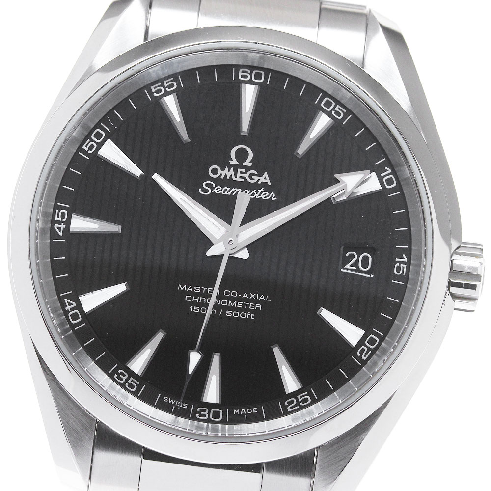 オメガ OMEGA 231.10.42.21.01.003 シーマスター アクアテラ 150 マスターコーアクシャル 自動巻き メンズ 良品 箱・保証書付き_848566【中古】
