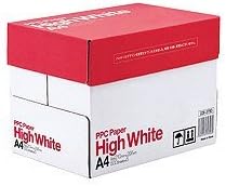 コピー用紙 A4 High White 白色度95% 紙厚0.092mm 5000枚(500×10)