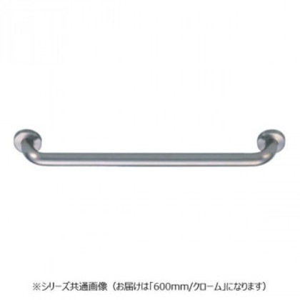 シロクマ 丸棒ニギリバー クローム NO-702 600mm