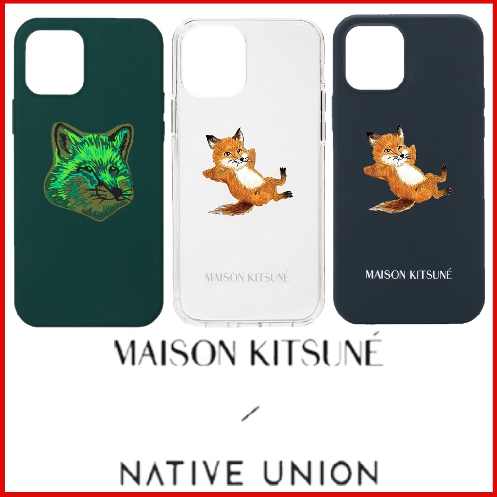 【WEB限定】 KITSUNE 【MAISON X スマホケース iPhoneケース UNION】 NATIVE iPhone 12