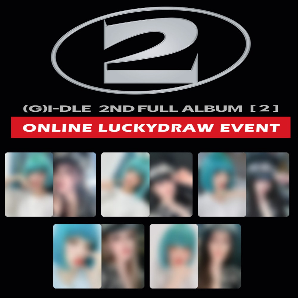 [5種][JOEUNMUSIC LUCKYDRAW] (G)I-DLE 2nd Full Album [2](ONLY PHOTOCARD NO ALBUM)