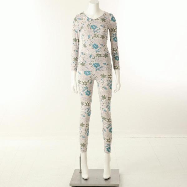 은은한 나염 번 아웃 여성 상하의 세트 VLG6052CLSG