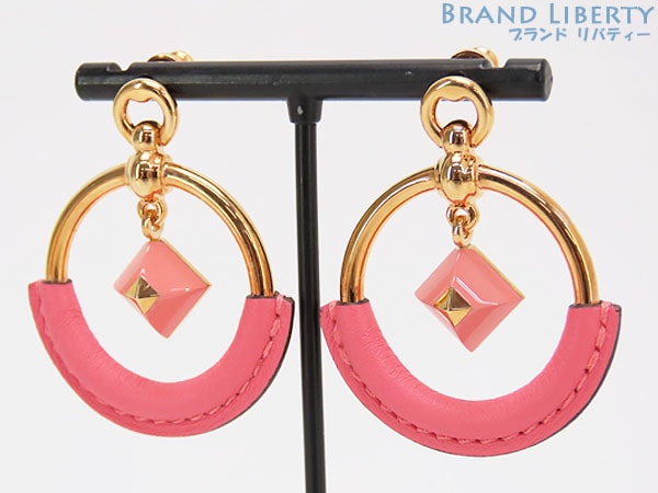 激レア未使用エルメスループメドールPMピアスローズアザレローズゴールドプレーテッドピンクゴールドヴォースウィフト