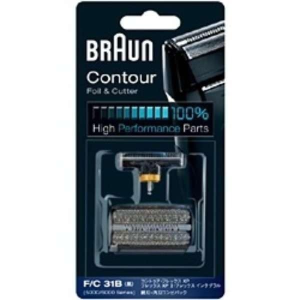 BRAUN メンズシェーバー 網刃内刃コンビパック F/C31B ブラウン FC31B